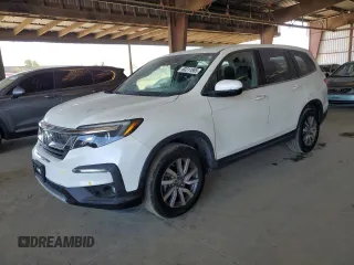 2019 Honda Pilot EX-L with VIN 5FNYF5H51KB039070, listed as a Copart auction lot 60311885 with 45,078 mi miles and Salvage title. Bid and sale history available at DreamBid. Image 1.