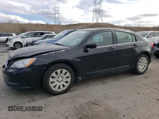 2011 Chrysler 200 LX with VIN 1C3BC4FB3BN566809, listed as a Copart auction lot 46227235 with 130,421 mi miles and Salvage Title. Bid and sale history available at carsss.com. Image 1.