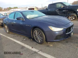 2017 Maserati Ghibli S Q4 with VIN ZAM57RTA0H1244873, listed as a IAAI auction lot 41121392 with 62,486 mi miles and . Bid and sale history available at DreamBid. Image 1.