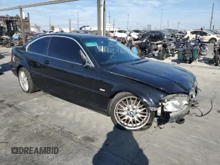 2002 BMW 3 Series 330Ci with VIN WBABN534X2JU26598, listed as a Copart auction lot 74293714 with 201,239 mi miles and Salvage Title. Bid and sale history available at carsss.com. Image 4.