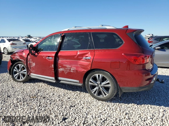 2020 Nissan Pathfinder Platinum with VIN 5N1DR2DN5LC625601, listed as a Copart auction lot 81603414 with Not provided miles and Salvage title. Bid and sale history available at DreamBid. Image 2.