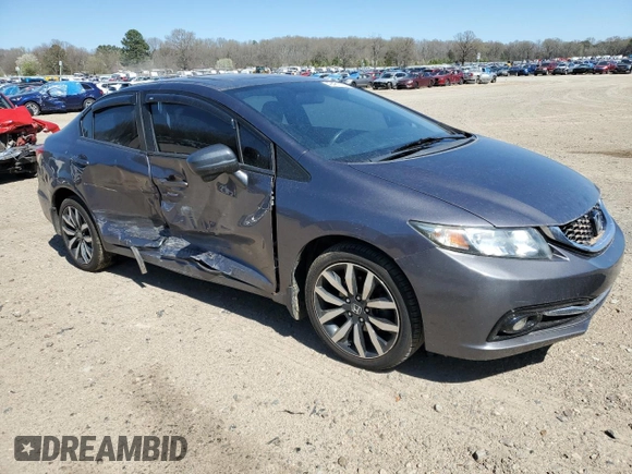 2014 Honda Civic EX-L with VIN 19XFB2F95EE079184, listed as a Copart auction lot 49481125 with 125,986 mi miles and Clean Title. Bid and sale history available at DreamBid. Image 4.