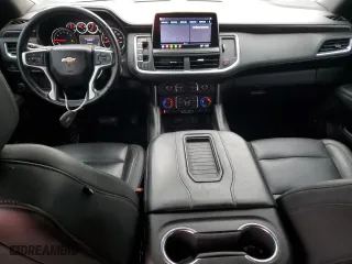 2021 Chevrolet Suburban LT with VIN 1GNSKCKD7MR390298, listed as a Copart auction lot 82176784 with 166,073 mi miles and Salvage Title. Bid and sale history available at carsss.com. Image 8.