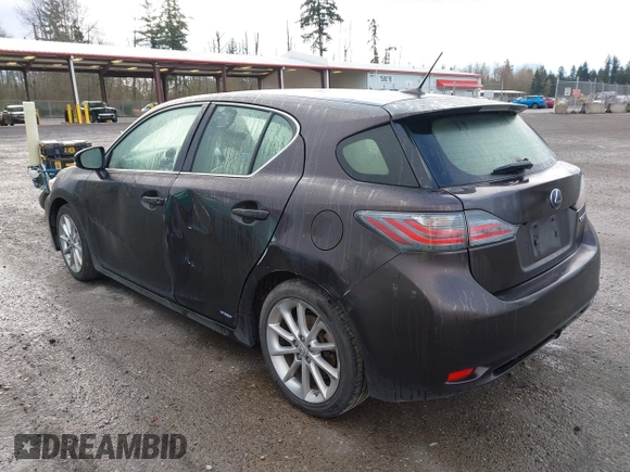 2013 Lexus CT 200h z VIN JTHKD5BH6D2134372, wystawiony jako IAAI lot #41882762 z przebiegiem 182 919 mil mil oraz . Historia ofert i sprzedaży dostępna na DreamBid. Obrazek 3.