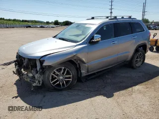 2018 Jeep Grand Cherokee Limited with VIN 1C4RJFBG2JC418853, listed as a Copart auction lot 61493235 with 97,219 mi miles and Salvage title. Bid and sale history available at DreamBid. Image 1.