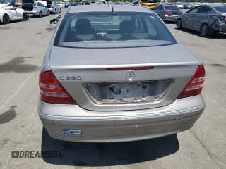 2006 Mercedes-Benz C 280 Luxury z VIN WDBRF54H76F826044, wystawiony jako Copart lot #58874845 z przebiegiem 75 573 mil mil oraz Czysty tytuł • Clean title. Historia ofert i sprzedaży dostępna na DreamBid. Obrazek 6.