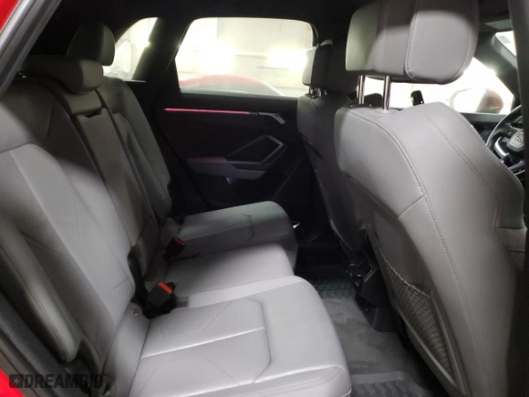 2021 Audi Q3 S line Premium Plus with VIN WA1EECF31M1102153, listed as a Copart auction lot 48142425 with 41,096 mi miles and Salvage Title. Bid and sale history available at carsss.com. Image 10.