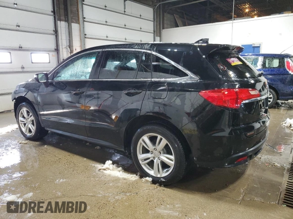 2015 Acura RDX Tech Pkg with VIN 5J8TB4H57FL027588, listed as a Copart auction lot 46805275 with 128,022 mi miles and Salvage Title. Bid and sale history available at carsss.com. Image 2.