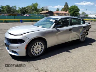 2019 Dodge Charger Police with VIN 2C3CDXKT4KH647831, listed as a Copart auction lot 61193225 with 35,515 mi miles and Clean title. Bid and sale history available at DreamBid. Image 1.