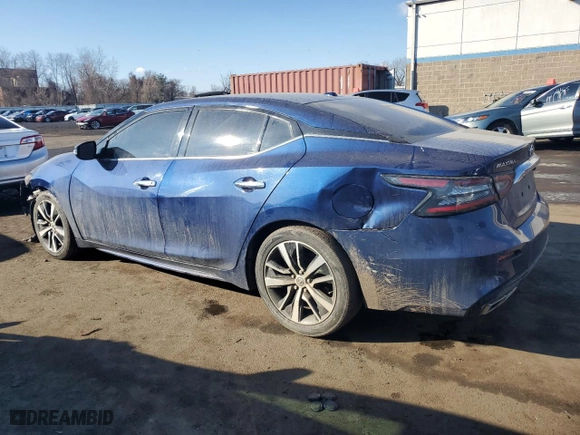 2022 Nissan Maxima SV with VIN 1N4AA6CV0NC505124, listed as a Copart auction lot 46819955 with 89,357 mi miles and Salvage Title. Bid and sale history available at carsss.com. Image 2.