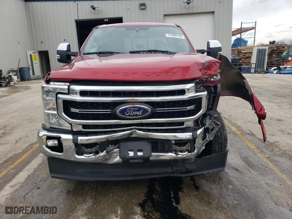 2020 Ford Super Duty F-250 SRW XL with VIN 1FT7W2BTXLEE61407, listed as a Copart auction lot 51090185 with 52,956 mi miles and Salvage Title. Bid and sale history available at carsss.com. Image 5.