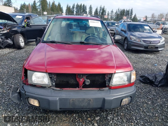 1999 Subaru Forester L with VIN JF1SF6357XH748358, listed as a IAAI auction lot 41885337 with 201,441 mi miles. Bid and sale history available at carsss.com. Image 13.