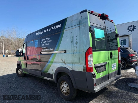 2014 Ram ProMaster Cargo with VIN 3C6URVHG4EE122713, listed as a Copart auction lot 53986395 with 304,967 mi miles and Clean Title. Bid and sale history available at carsss.com. Image 3.