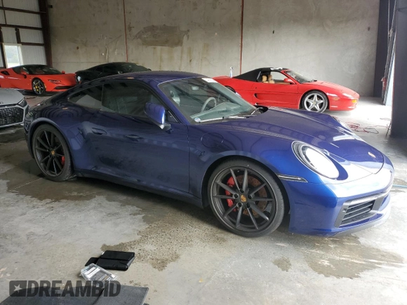 2020 Porsche 911 Carrera S with VIN WP0AB2A95LS229452, listed as a Copart auction lot 74836544 with Not Provided miles and Salvage Title. Bid and sale history available at DreamBid. Image 4.