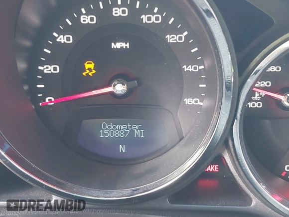 2012 Cadillac CTS with VIN 1G6DC1E33C0158695, listed as a IAAI auction lot 41752295 with 150,887 mi miles and . Bid and sale history available at DreamBid. Image 7.