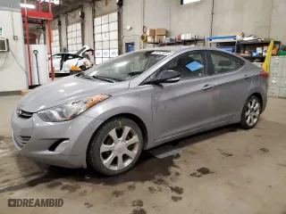 2011 Hyundai Elantra Ltd with VIN KMHDH4AE5BU143139, listed as a Copart auction lot 48597565 with 113,020 mi miles and Salvage Title. Bid and sale history available at carsss.com. Image 1.