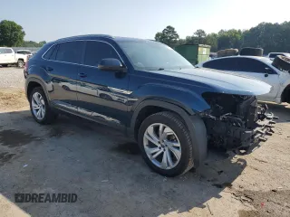 2020 Volkswagen Atlas SEL with VIN 1V2ME2CA9LC208916, listed as a Copart auction lot 58592685 with 111,216 mi miles and Salvage title. Bid and sale history available at DreamBid. Image 4.