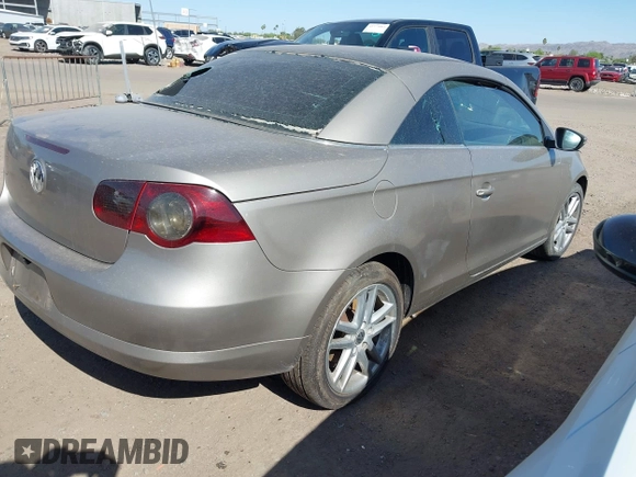 2009 Volkswagen Eos Lux with VIN WVWFA71FX9V024731, listed as a IAAI auction lot 42047754 with 112,942 mi miles and . Bid and sale history available at DreamBid. Image 4.