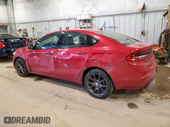 2016 Dodge Dart SXT with VIN 1C3CDFBB7GD564920, listed as a Copart auction lot 50379405 with 138,618 mi miles and Clean Title. Bid and sale history available at carsss.com. Image 2.