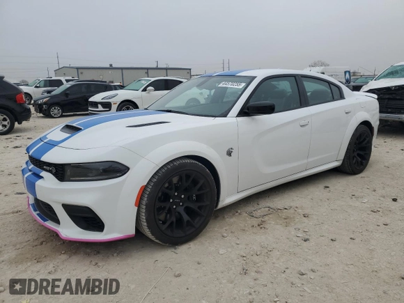 2023 Dodge Charger SRT Hellcat Widebody Jailbreak with VIN 2C3CDXL92PH681356, listed as a Copart auction lot 44570255 with 921 mi miles and Clean Title. Bid and sale history available at carsss.com. Image 1.