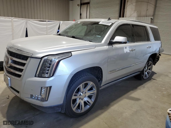 2015 Cadillac Escalade Premium with VIN 1GYS3CKJ5FR283050, listed as a Copart auction lot 49845005 with 169,924 mi miles and Salvage Title. Bid and sale history available at carsss.com. Image 1.