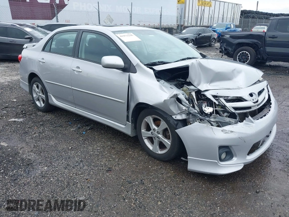 2011 Toyota Corolla L with VIN 2T1BU4EE3BC609648, listed as a IAAI auction lot 41971235 with 1 mi miles. Bid and sale history available at carsss.com. Image 1.