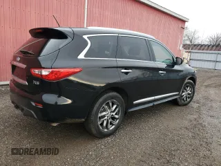 2013 Infiniti JX35 with VIN 5N1AL0MM5DC319225, listed as a Copart auction lot 85642724 with 162,855 mi miles and Clean Title. Bid and sale history available at carsss.com. Image 3.