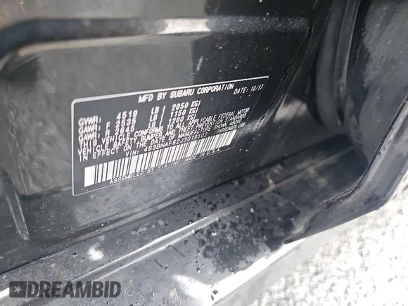2018 Subaru Legacy Premium with VIN 4S3BNAF62J3019502, listed as a IAAI auction lot 42624706 with 81,208 mi miles and . Bid and sale history available at DreamBid. Image 20.