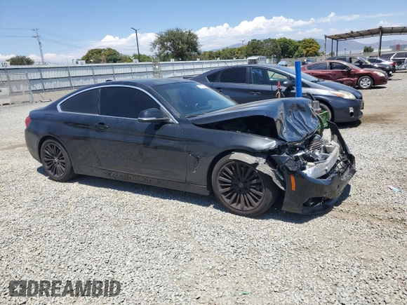 2014 BMW 4 Series 428i with VIN WBA3N3C57EF712370, listed as a Copart auction lot 63108215 with 151,779 mi miles and Salvage title. Bid and sale history available at DreamBid. Image 4.