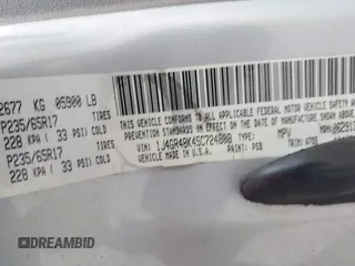 2005 Jeep Grand Cherokee Laredo z VIN 1J4GR48K45C724808, wystawiony jako IAAI lot #42722305 z przebiegiem 149 112 mil mil oraz . Historia ofert i sprzedaży dostępna na DreamBid. Obrazek 9.