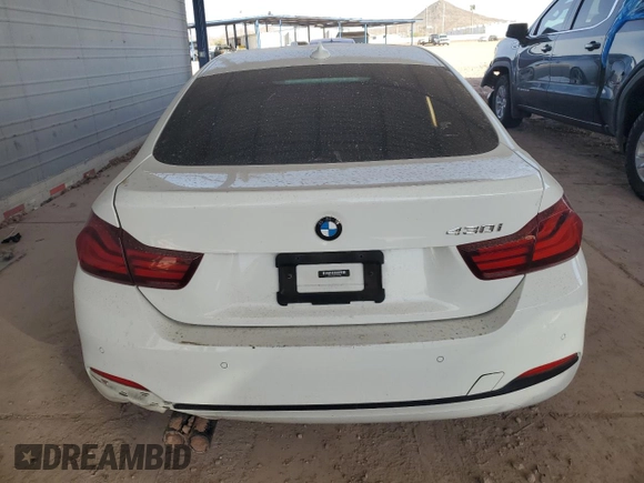 2020 BMW 4 Series 430i with VIN WBA4J1C06LCD72283, listed as a Copart auction lot 47252615 with Not provided miles and Salvage title. Bid and sale history available at DreamBid. Image 6.