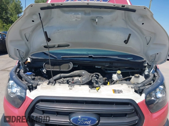 2020 Ford Transit Cargo with VIN 1FTBW3X8XLKB01219, listed as a IAAI auction lot 40268320 with 53,863 mi miles and . Bid and sale history available at DreamBid. Image 10.