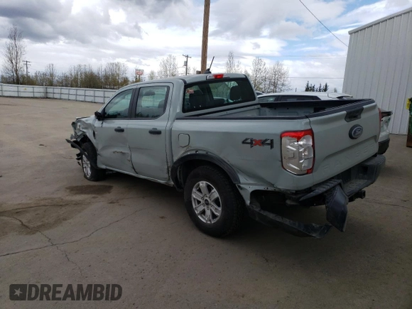 2024 Ford Ranger XL with VIN 1FTER4PH6RLE57843, listed as a Copart auction lot 54959105 with 5,149 mi miles and Salvage title. Bid and sale history available at DreamBid. Image 2.