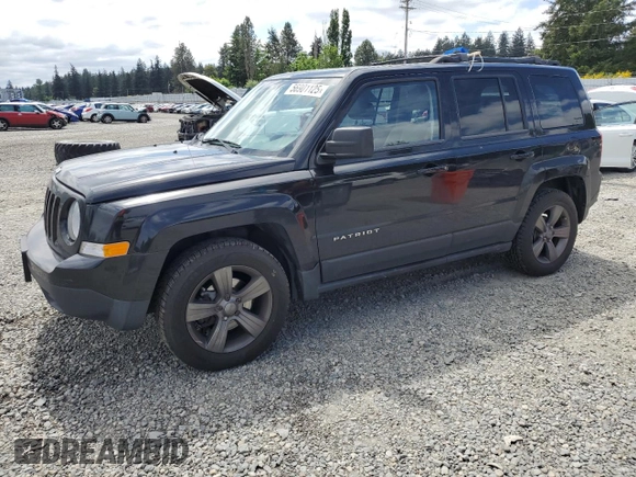 2014 Jeep Patriot High Altitude z VIN 1C4NJPFA3ED927621, wystawiony jako Copart lot #56901125 z przebiegiem 89 031 mil mil oraz Szkoda całkowita • Salvage title. Historia ofert i sprzedaży dostępna na DreamBid. Obrazek 1.