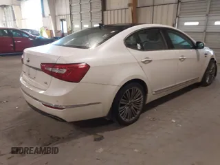 2015 Kia Cadenza Premium with VIN KNALN4D77F5194340, listed as a IAAI auction lot 41360457 with 132,534 mi miles. Bid and sale history available at carsss.com. Image 4.
