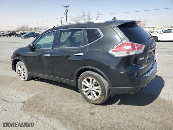 2016 Nissan Rogue SV with VIN KNMAT2MV1GP691117, listed as a Copart auction lot 47283845 with 106,129 mi miles and Salvage Title. Bid and sale history available at carsss.com. Image 2.