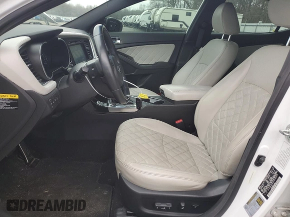 2014 Kia Optima SXL Turbo with VIN 5XXGR4A64EG348677, listed as a Copart auction lot 50593735 with 111,329 mi miles and Salvage Title. Bid and sale history available at DreamBid. Image 7.