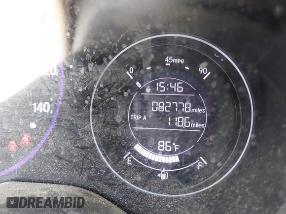 2018 Honda HR-V LX with VIN 3CZRU6H3XJG727005, listed as a IAAI auction lot 41810742 with 82,778 mi miles. Bid and sale history available at carsss.com. Image 15.
