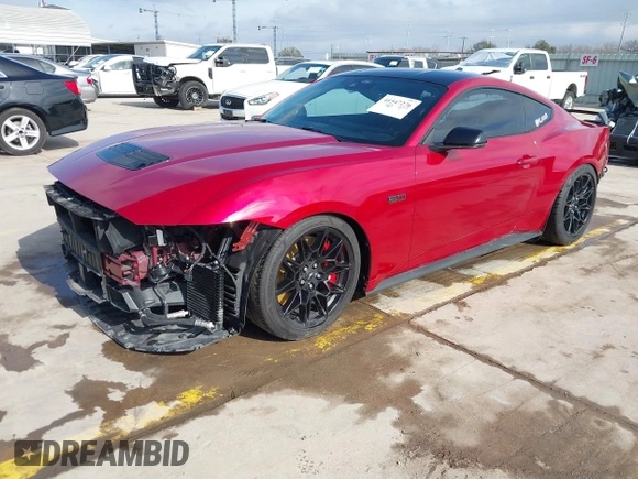 2024 Ford Mustang GT with VIN 1FA6P8CF5R5415387, listed as a IAAI auction lot 41547276 with 13,961 mi miles. Bid and sale history available at carsss.com. Image 20.