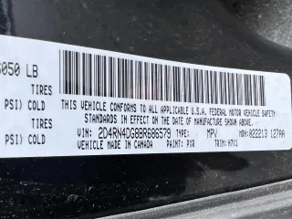 2011 Dodge Grand Caravan SXT with VIN 2D4RN4DG8BR686579, listed as a Copart auction lot 55419365 with 154,256 mi miles and Clean Title. Bid and sale history available at DreamBid. Image 10.