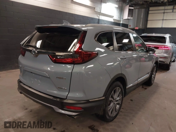 2022 Honda CR-V Touring with VIN 2HKRW2H98NH609948, listed as a IAAI auction lot 39272877 with 400 mi miles. Bid and sale history available at carsss.com. Image 4.