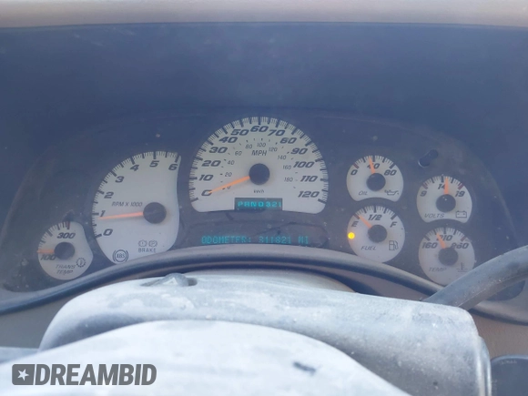 2003 Chevrolet Silverado 1500HD LS with VIN 1GCGK13U83F254425, listed as a IAAI auction lot 41950834 with 311,821 mi miles and . Bid and sale history available at DreamBid. Image 7.