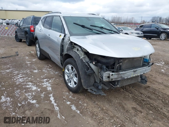 2020 Chevrolet Blazer LT with VIN 3GNKBCRS1LS637802, listed as a IAAI auction lot 41220166 with 113,962 mi miles and . Bid and sale history available at DreamBid. Image 1.