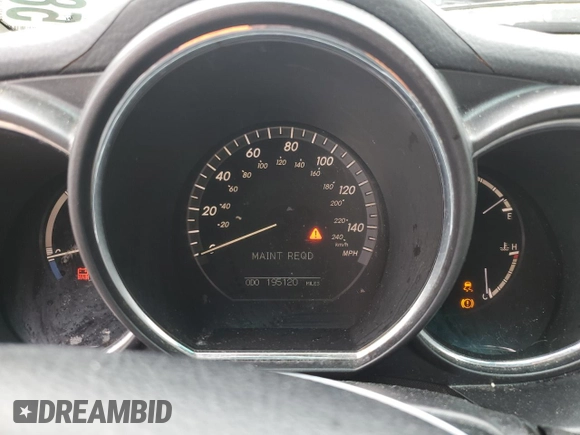 2006 Lexus RX 400h with VIN JTJHW31U760017663, listed as a Copart auction lot 58239885 with 195,120 mi miles and Salvage title. Bid and sale history available at DreamBid. Image 9.