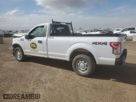 2018 Ford F-150 XL with VIN 1FTMF1E56JKE30616, listed as a Copart auction lot 53799915 with 62,748 mi miles and Salvage Title. Bid and sale history available at carsss.com. Image 2.