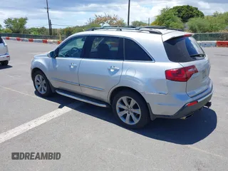 2013 Acura MDX Advance with VIN 2HNYD2H68DH507400, listed as a IAAI auction lot 42561721 with 127,985 mi miles and . Bid and sale history available at DreamBid. Image 3.
