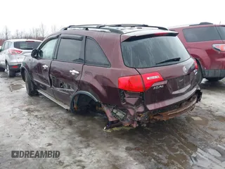 2009 Acura MDX Sport/Pwr Tail Gate with VIN 2HNYD28709H504992, listed as a IAAI auction lot 41683388 with 206,747 mi miles. Bid and sale history available at carsss.com. Image 3.