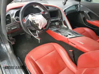 2018 Chevrolet Corvette Z06 2LZ z VIN 1G1YS2D64J5600282, wystawiony jako Copart lot #56250545 z przebiegiem Nie podano mil oraz Szkoda całkowita • Salvage title. Historia ofert i sprzedaży dostępna na DreamBid. Obrazek 8.