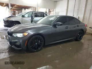 2019 BMW 3 Series 330i xDrive with VIN WBA5R7C57KAJ86027, listed as a Copart auction lot 61203435 with 41,486 mi miles and Salvage title. Bid and sale history available at DreamBid. Image 1.