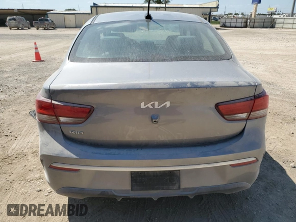 2023 Kia Rio S with VIN 3KPA24AD0PE614443, listed as a Copart auction lot 68273814 with 18,491 mi miles and Salvage Title. Bid and sale history available at DreamBid. Image 6.